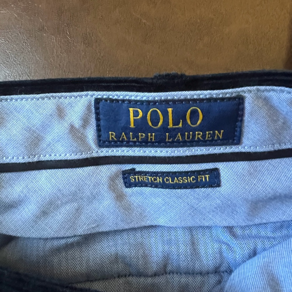 Polo by Ralph Lauren Dark Blue Corduroy Pants - Picture 4 of 5